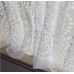 Embroidery Semi Sheer Lace Curtain Valances for Kitchen, Cafe, Dining Room